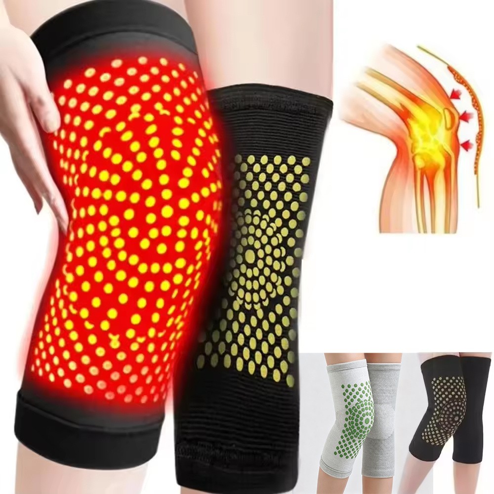 2pcs Self Heating Knee Pad Therapy Arthritis Support Brace Protector Leg Warmer