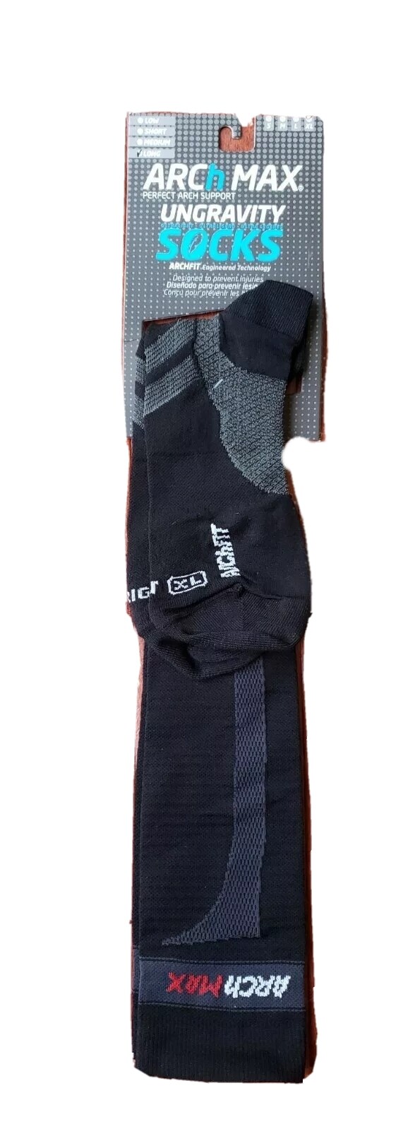Arch Max Perfect Arch Support Ungravity Long Socks XL – NWT – New ONE Pair ONLY