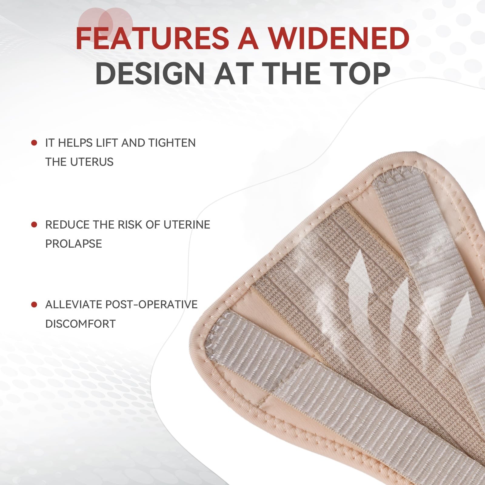 Pelvic Support Belt for Uterine Prolapse, Postpartum & Pubic Pain