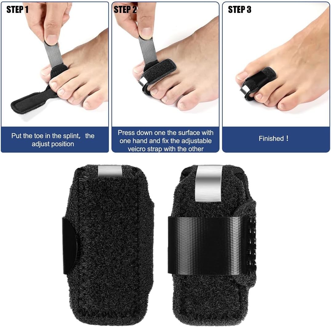 Toe Splint for Broken Straightener Brace Women Men 11cm/4.3 Inch