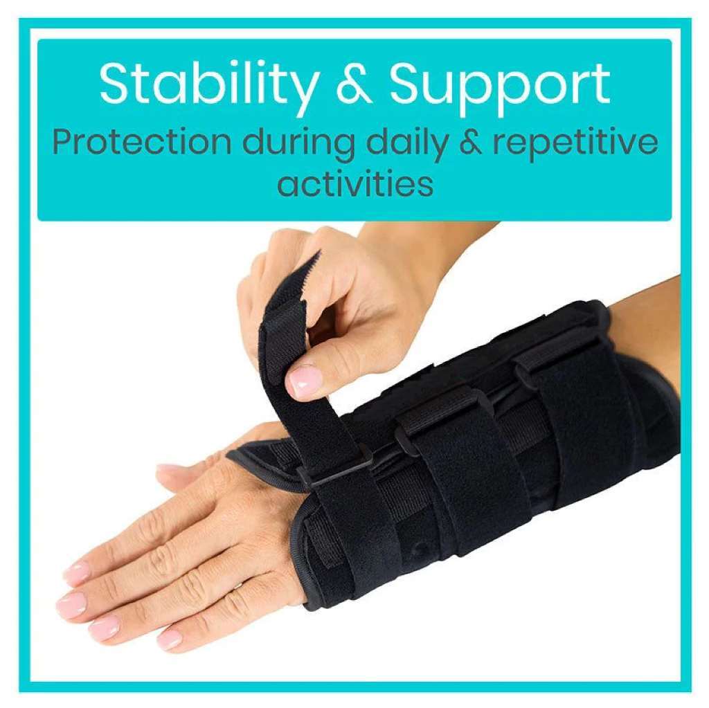 VIVE Advanced Wrist Brace Left Hand (Black) One Size