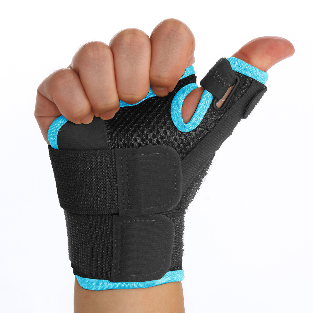 Thumb Wrist Support Brace Splint Carpal Tunnel Sprain Adjustable Right Left Hand