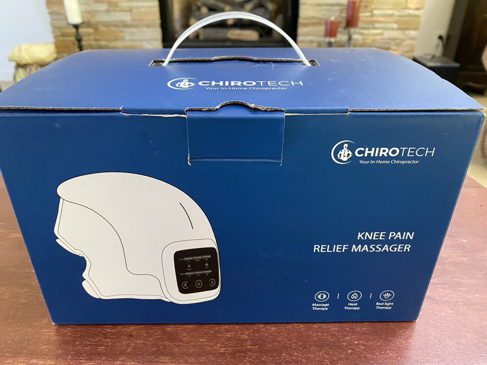 Red Light Knee Pain Therapy With Massage & Heat By ChiroTech Portable