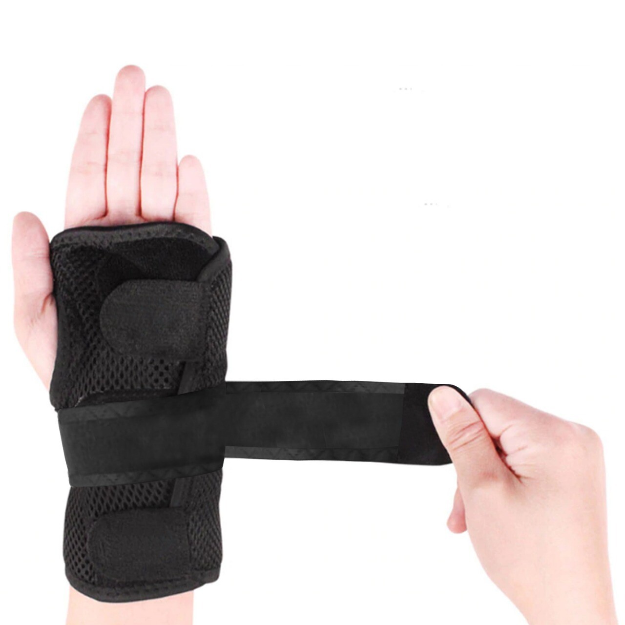 LTG PRO® Wrist Support Mesh Splint Brace Carpal Tunnel Strain Sprain Pink Purple