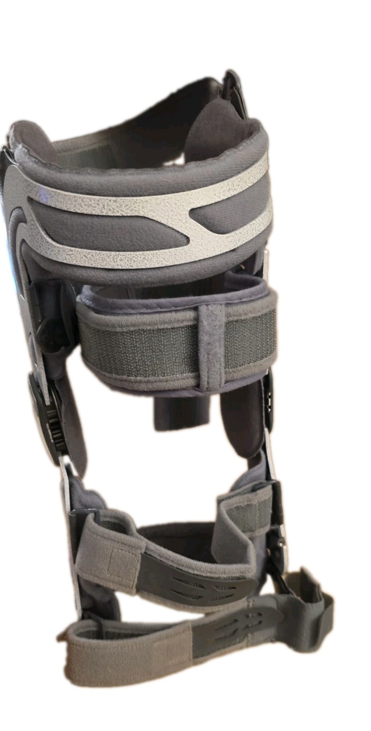DonJoy OA Nano Knee Brace Right Lateral Gray Stabilization Offloading Size L