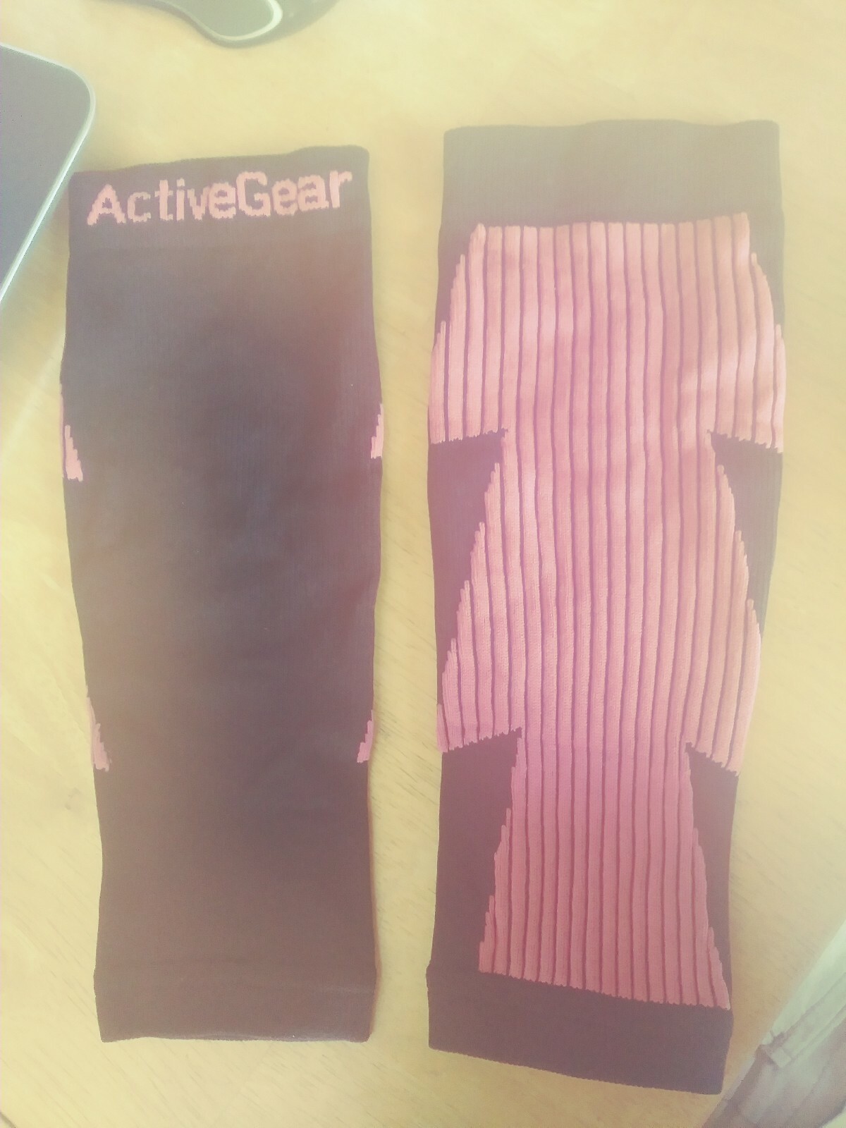 ActiveGear S/M Pink Calf Compression Sleeve Shin Splint Compression Sleeve Leg
