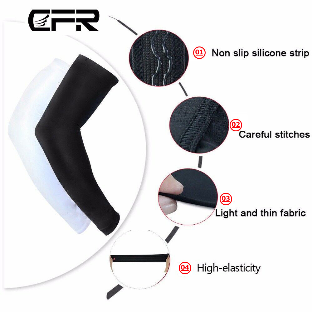 Unisex Compression Sleeve Arm Elbow Support Brace Arthritis Joint Pain Relief US