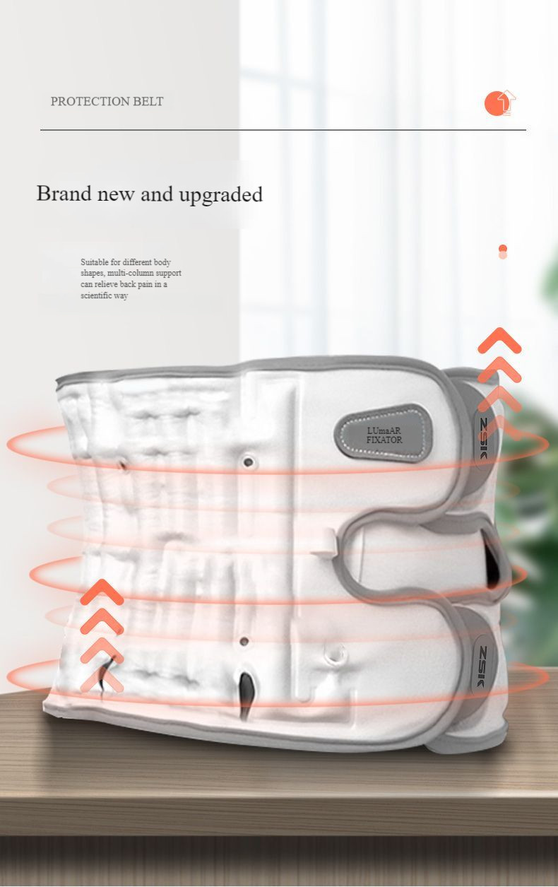 Inflatable Heating Waist Support | Lumbar Relief for Muscle Strain & Disc