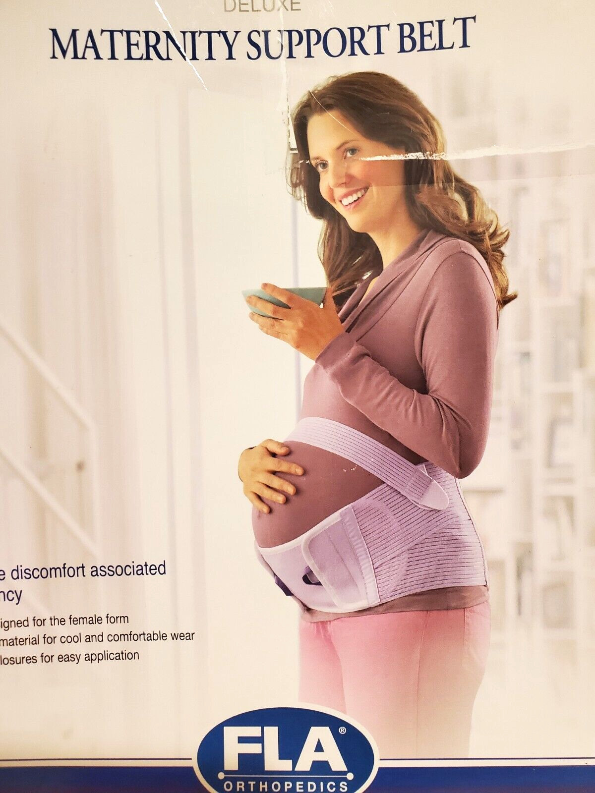 FLA Pro-Lite Deluxe Maternity Support Belt Lavender Small NEW