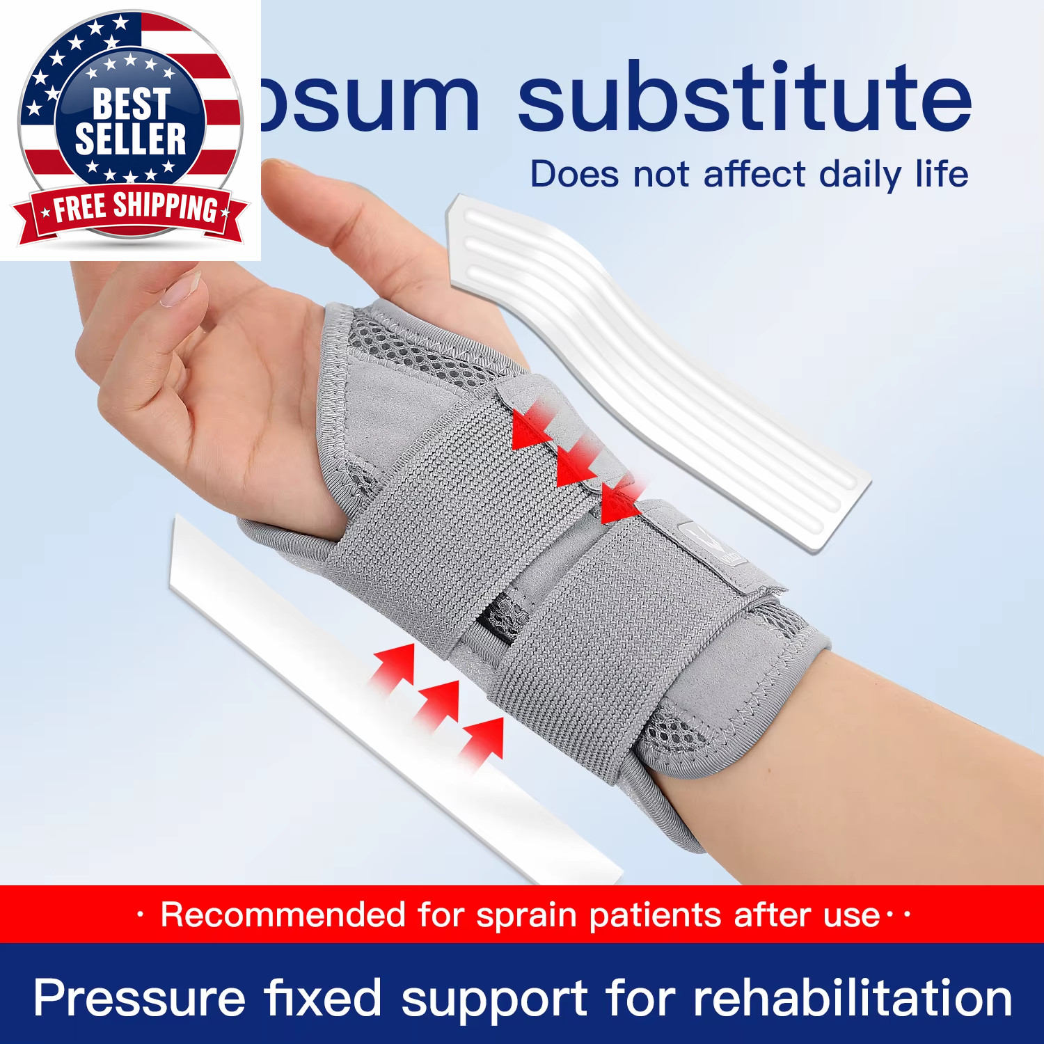 1Pc Compression Wrist Brace Protector Carpal Tunnel Sports Wrist Guard Orthopedi