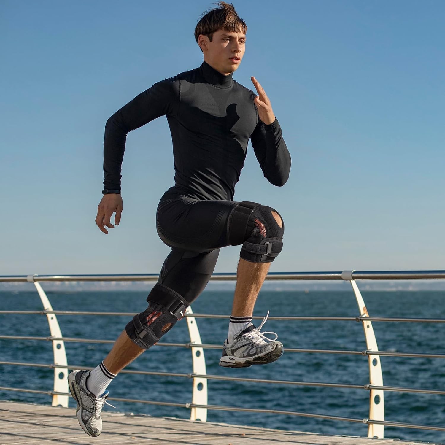 【Enhanced Version】2-in-1 Professional Knee Brace for Pain Relief,Adjustable K…