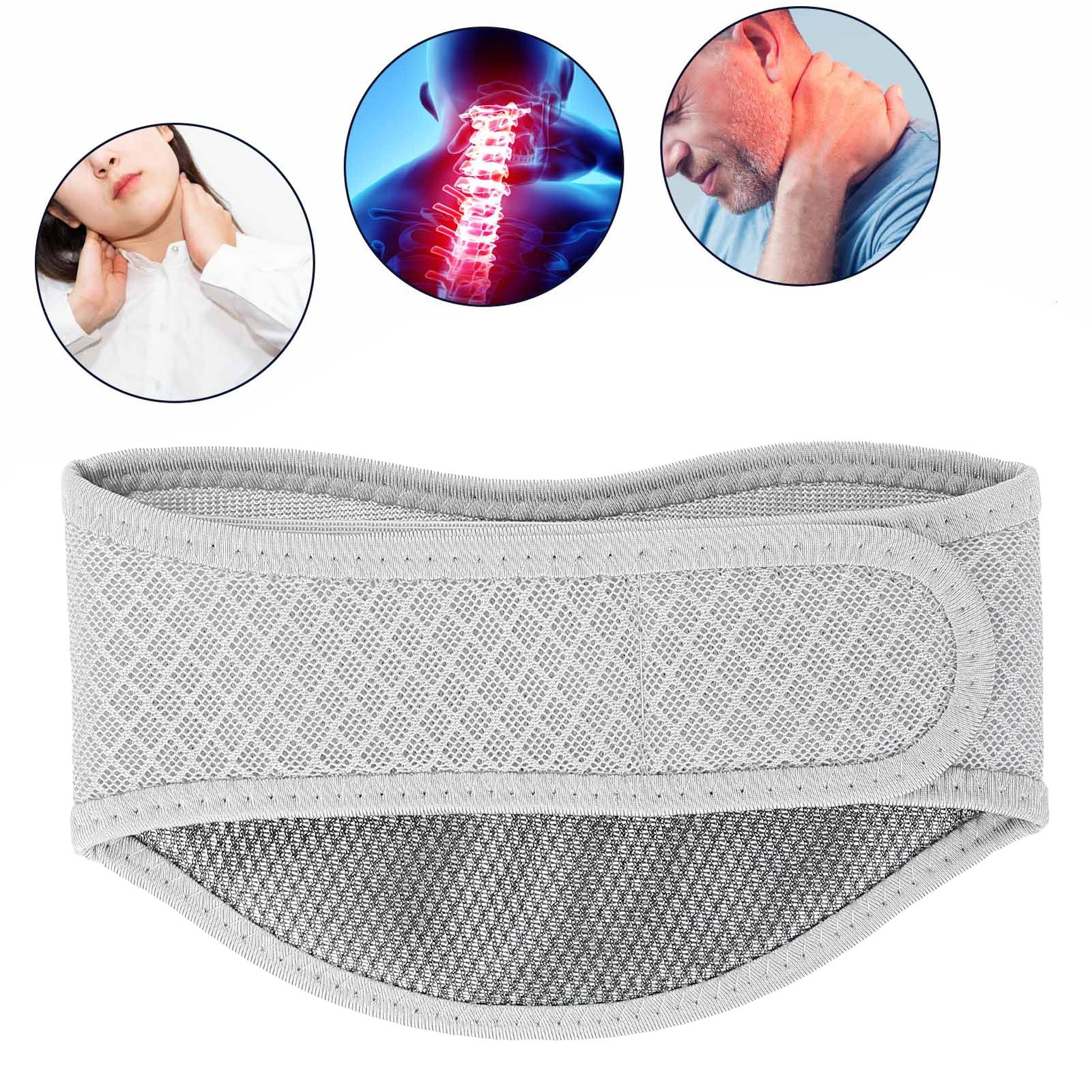 Neck Brace Mesh Fabric Cervical Collar Guard for Pain Relief Moxibustion Care
