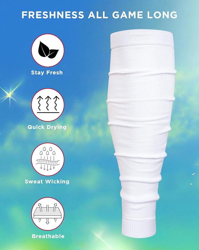 Exxact Sports Leg Sleeves for Men Football Calf Compression Sleeve, Calf Sleeves