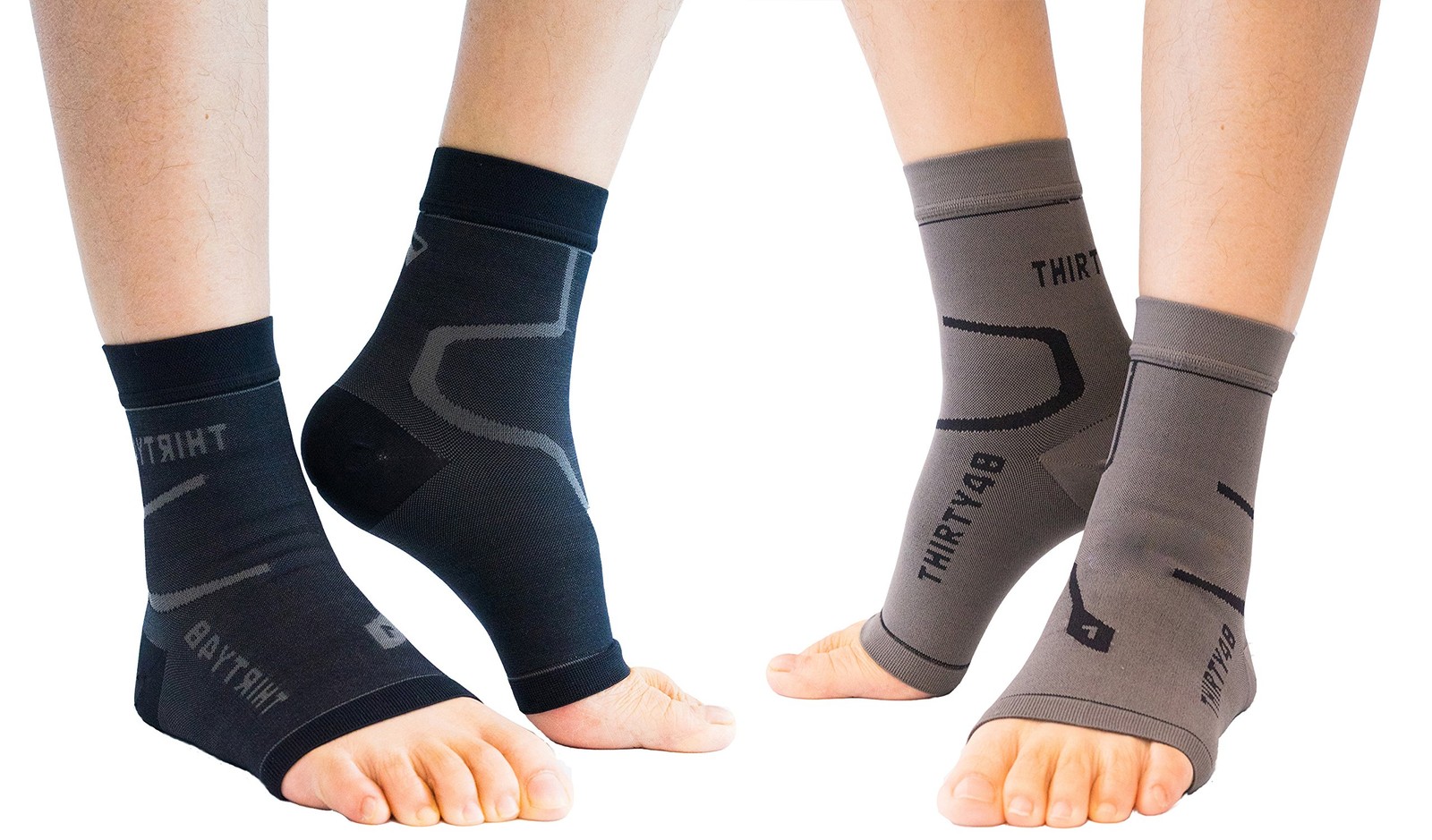 Plantar Fasciitis Socks 20-30 mmHg Compression Sleeves for Ankle Heel Support