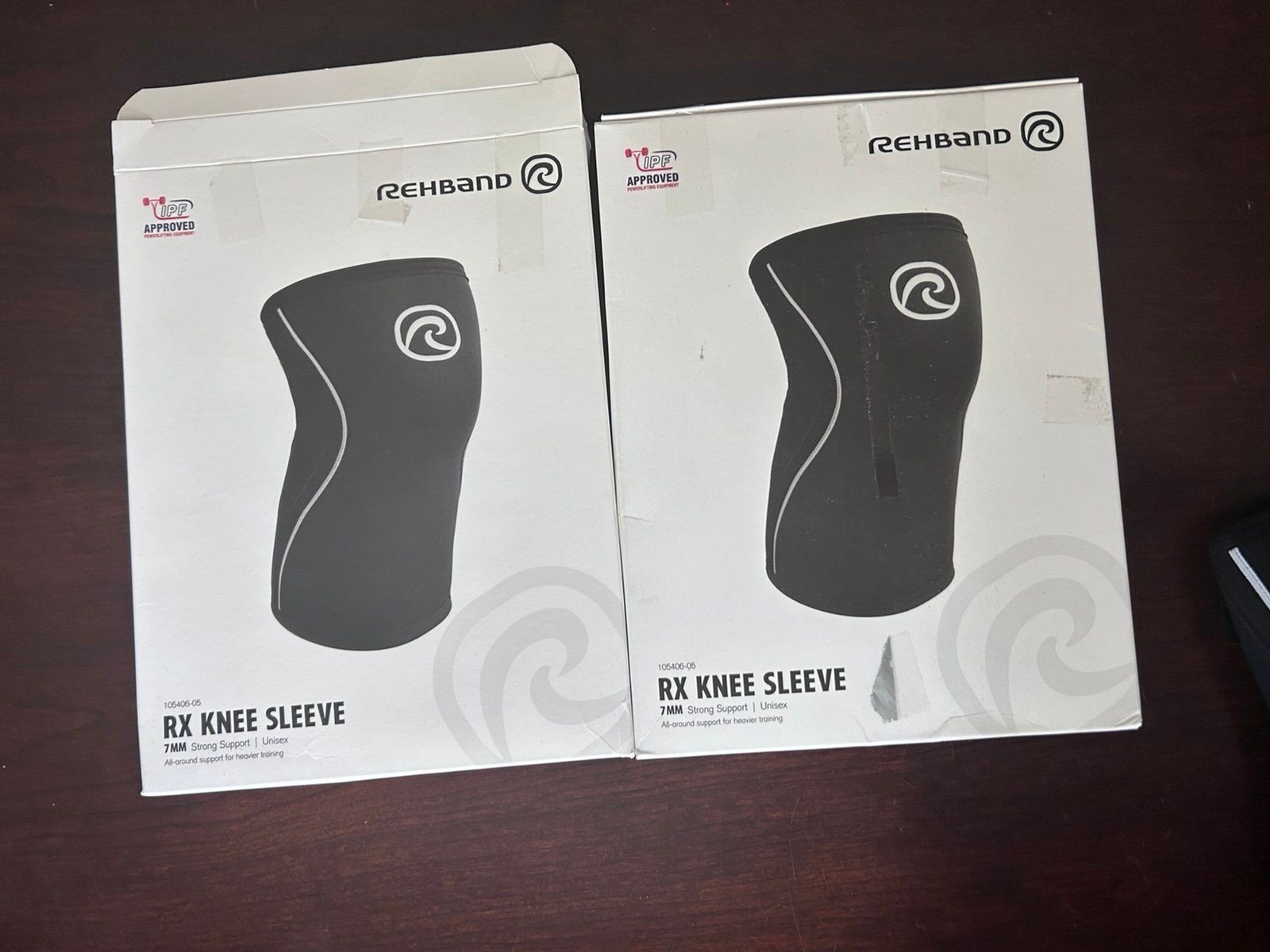 2 Rehband 7mm Knee sleeves NEW Crossfit