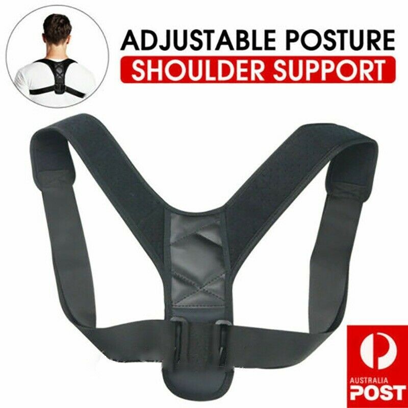 Posture Corrector Full Back Support Brace Clavicle Back Pain Relief Men Women