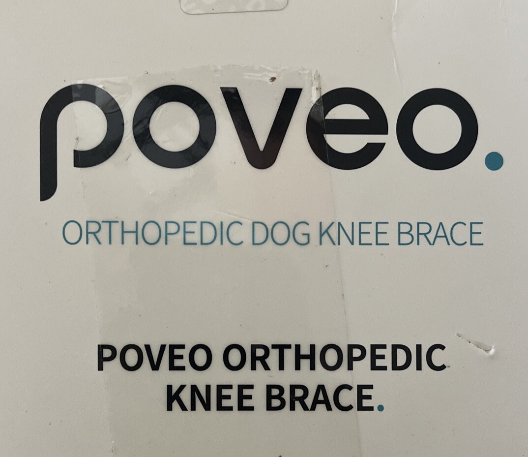 Poveo Orthopedic Dog Knee Brace Left 2XL 40-55lbs BRAND NEW IN WRAPPER 0001