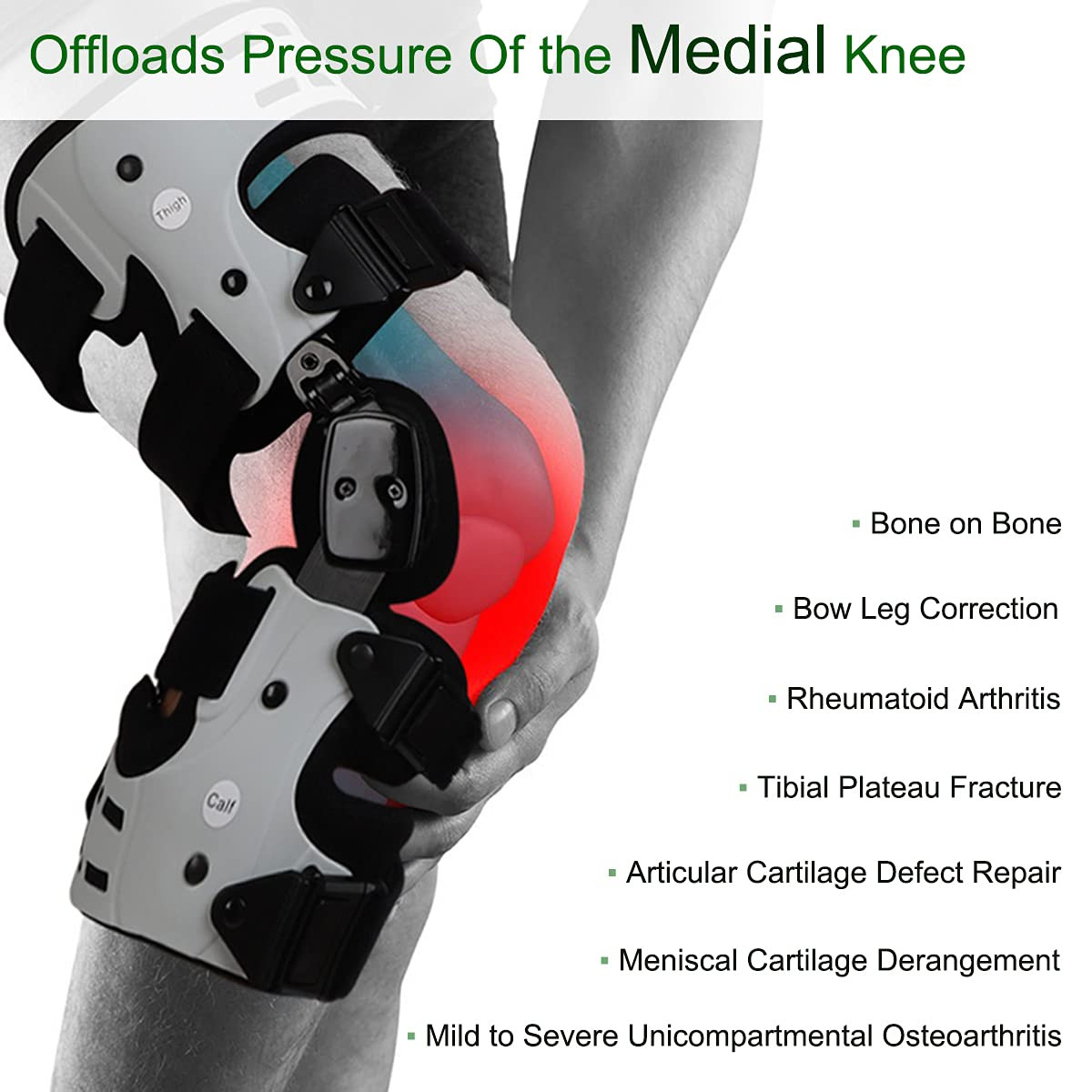 Premium Unloader Knee Brace for Medial Pain & Osteoarthritis Support