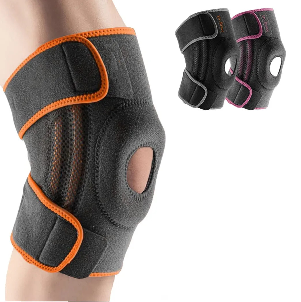 One piece Pressurized Silicone Anti Slip Knee Pads, Sports, Running, Fitness, Ou