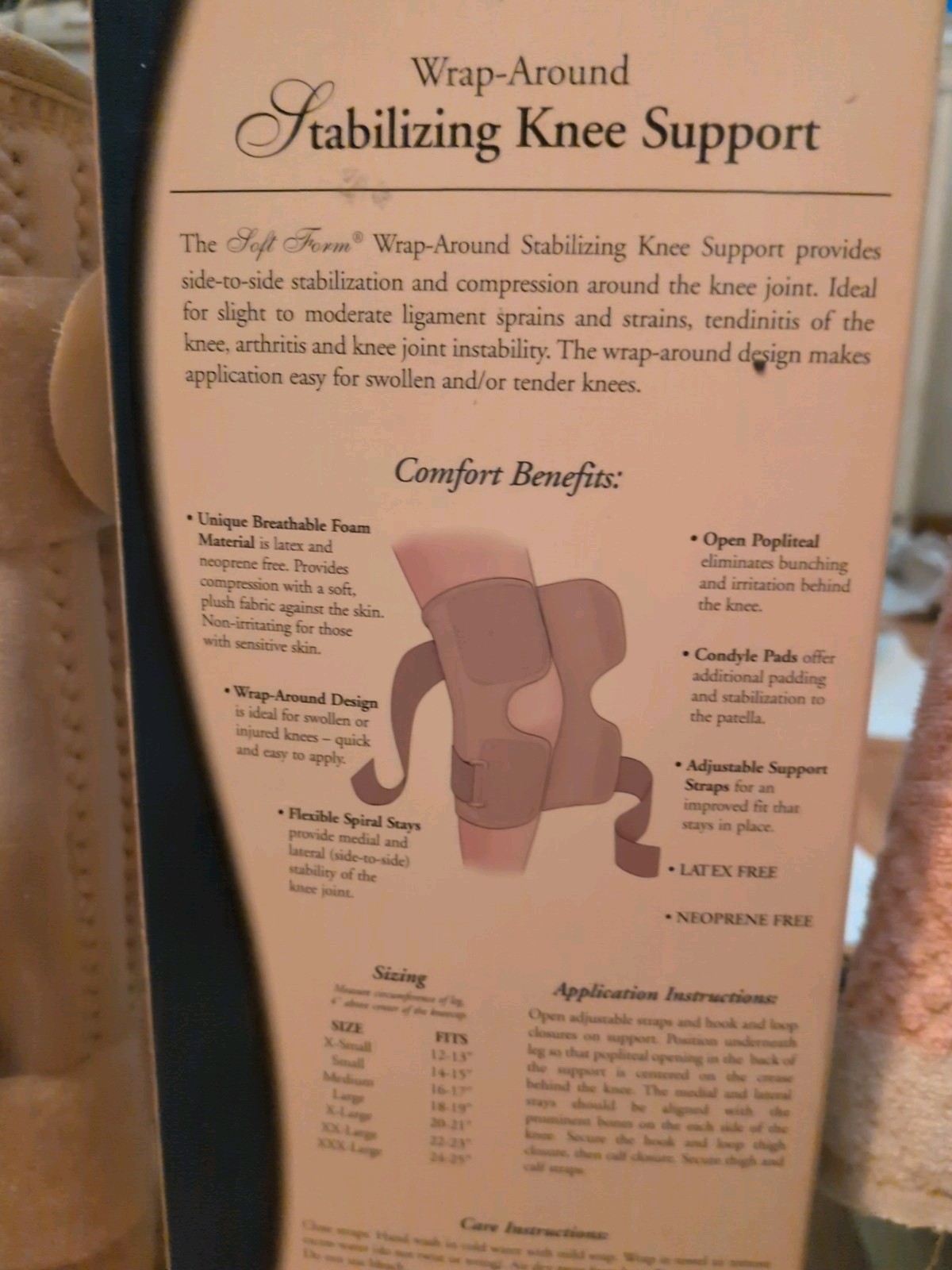 STABILIZING KNEE SUPPORT