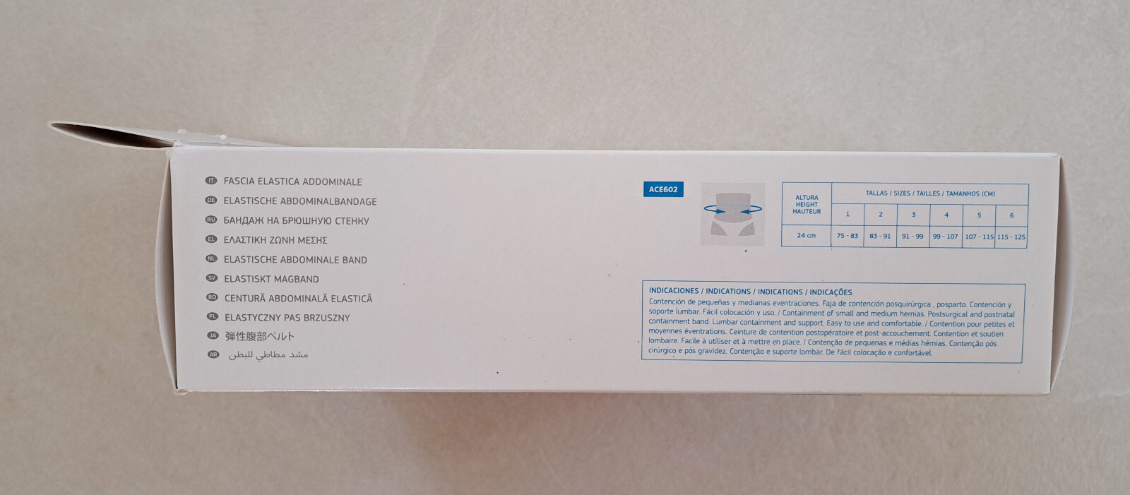 Abdominal band – Elastic – actius by Orliman