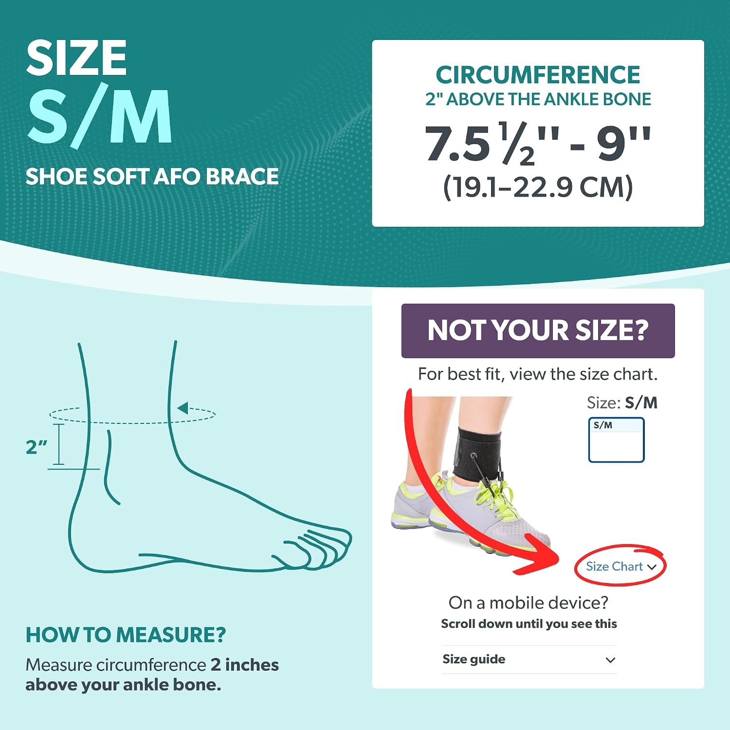 BraceAbility AFO Foot Drop Brace – Adjustable Soft Ankle Foot Orthosis Drop Foot