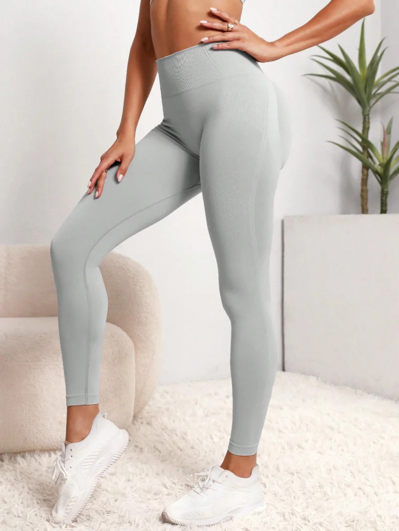Women Gym Seamless Leggings Yoga Sports Pant Stretchy High Waist Fitness Sports