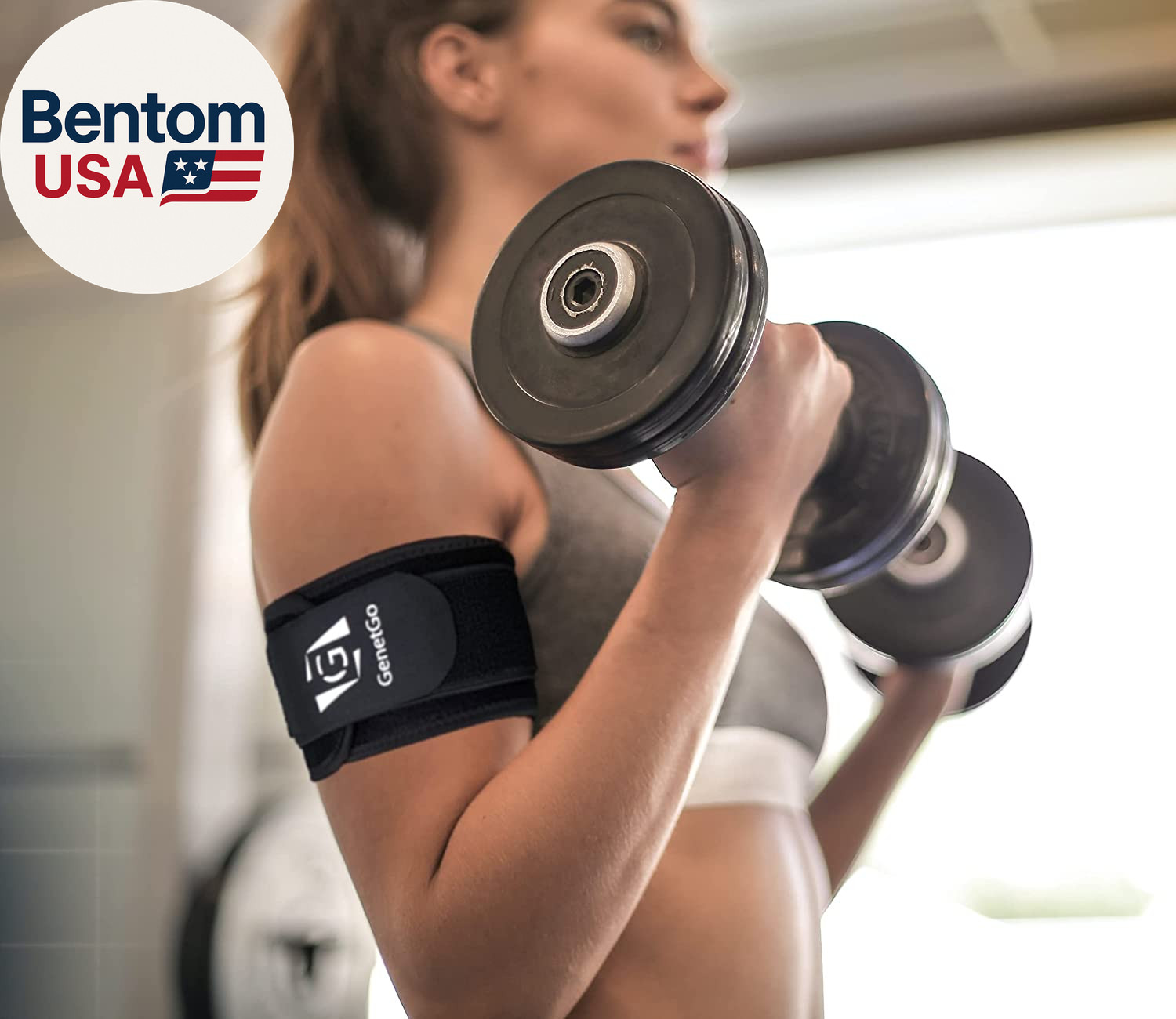 Bicep & Tricep Tendonitis Brace Compression Sleeve – Pain Relief for Bicep and T
