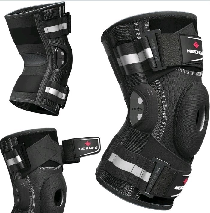 4-XL NEENCA Knee Brace, Hinged Knee Stabilizer Support Sleeve for Men, Women