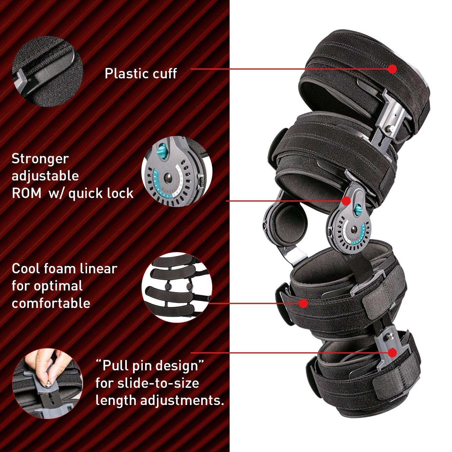 Zoyer Recovery+ Zero Gravity Knee Brace with Cooling Foam
