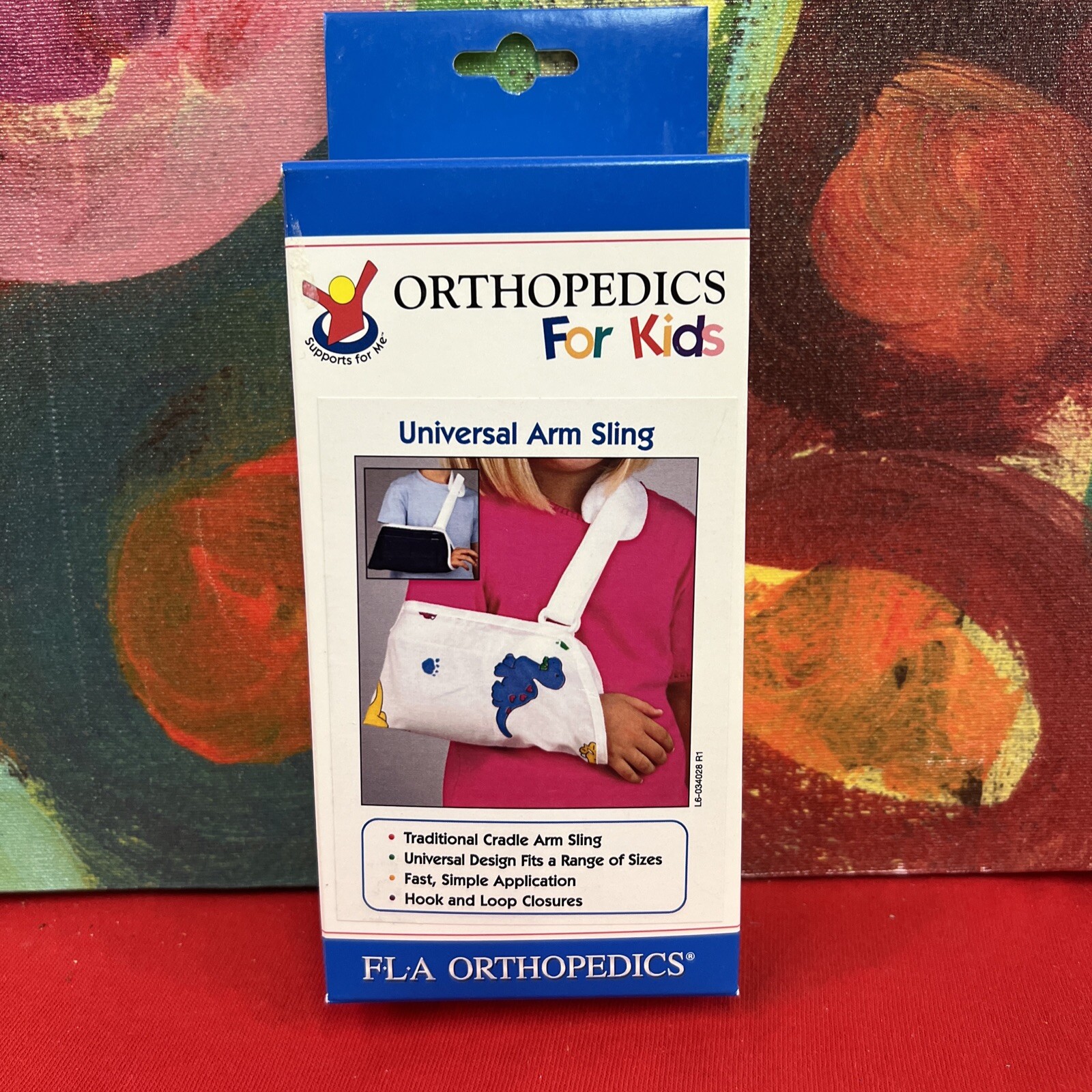 FLA Orthopedics For Kids Youth Size Universal Cradle Arm Sling Navy New In Box