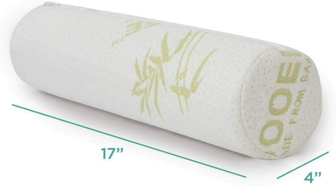 Milliard Neck Roll Pillow – Memory Foam Spine 4×17