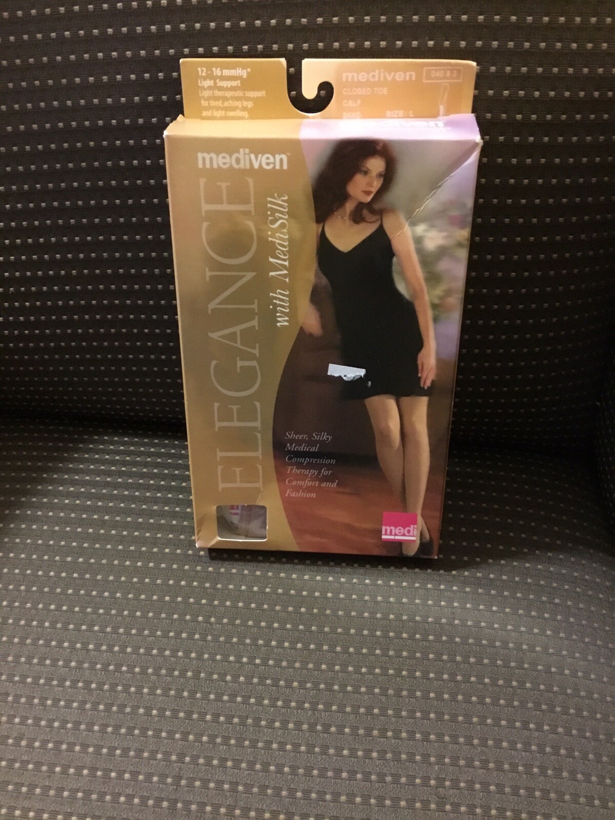 Mediven Elegance MediSilk Compression Closed Toe Calf Sand 12-16 mmHg Sz L