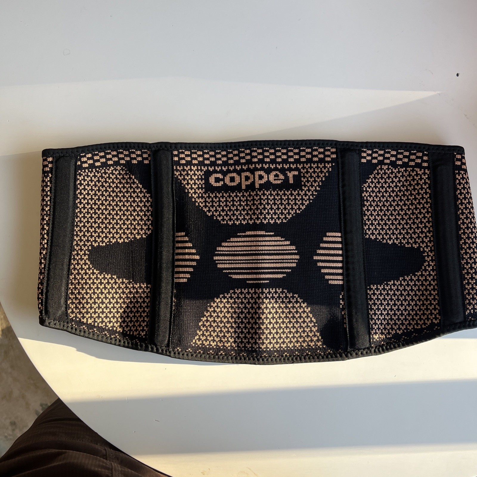 Copper Lumbar Waist Support Brace Belt Lower Back Pain Relief for Men Women