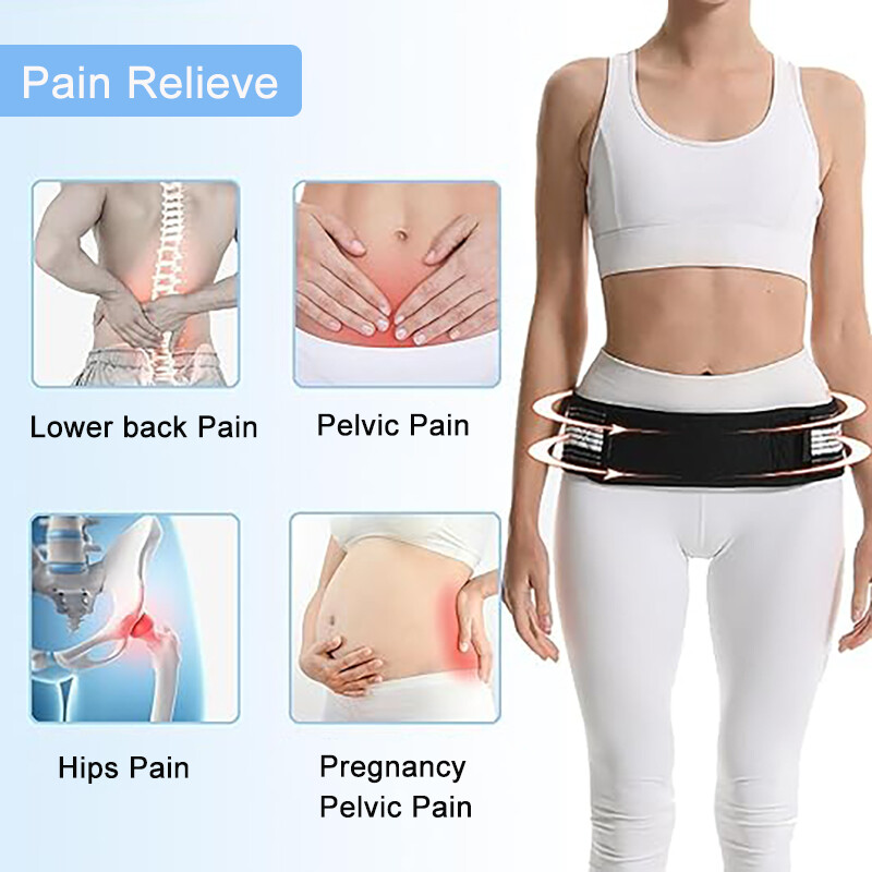 Pelvic Lower Back Support Brace Sacroiliac Joint Hip Belt Sciatica Pain Relief