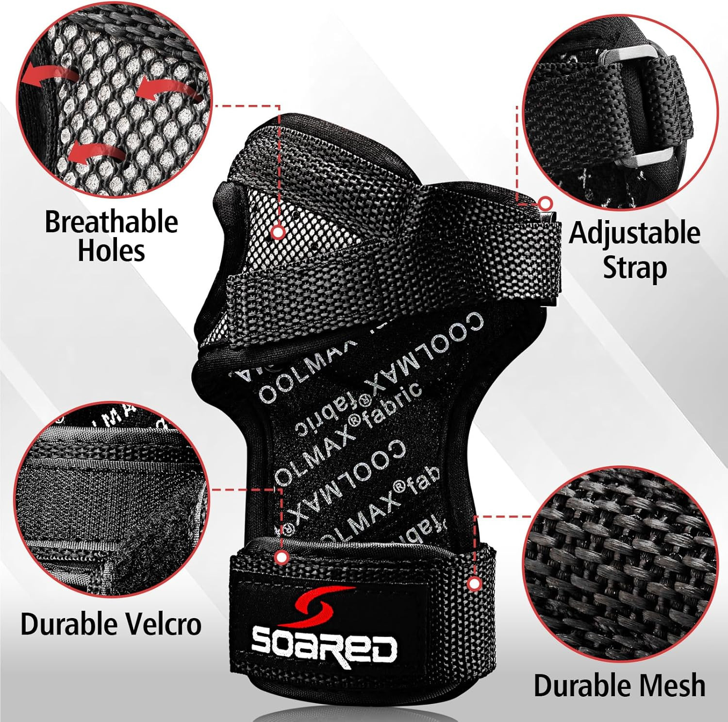 Wrist Guard Protective Gear Wrist Brace Impact Sport Wrist Support for Skatin…