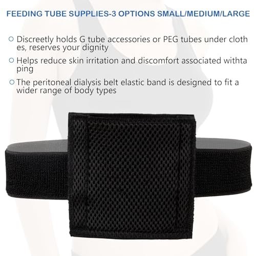 2PCS Breathable G Tube Belt for Feeding, Comfortable Peritoneal Dialysis Accesso