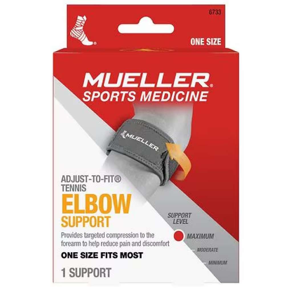 MLR Sport Care Tennis Elbow Support, Maximum Support One Size