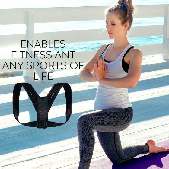 NEW Adjustable Posture Corrector Back Brace Straightener Lumbar Support