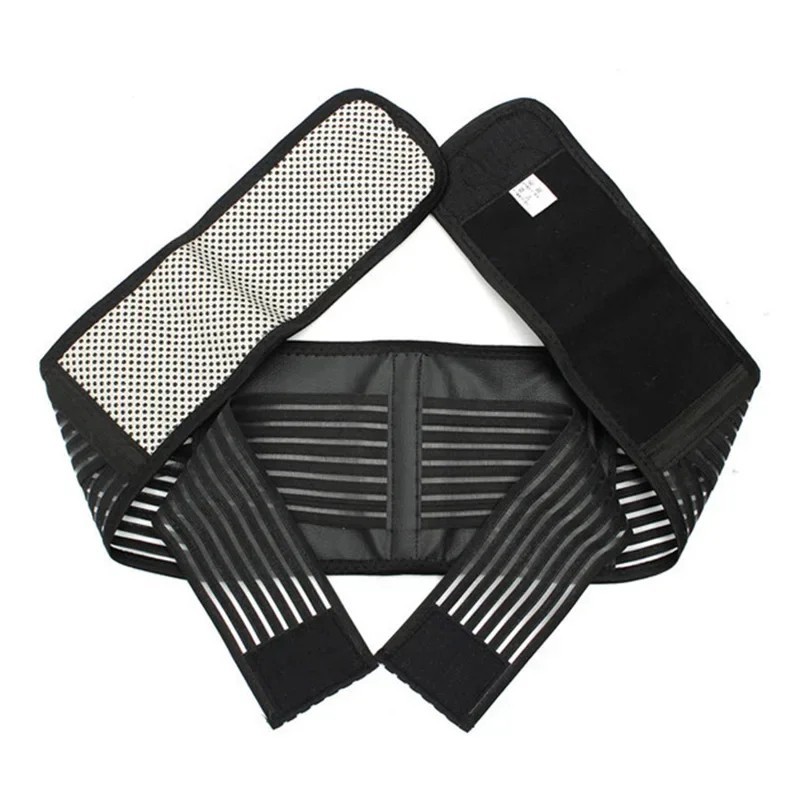 Adjustable Neoprene Double Pull Lumbar Support Lower Back Belt Brace Pain Relief