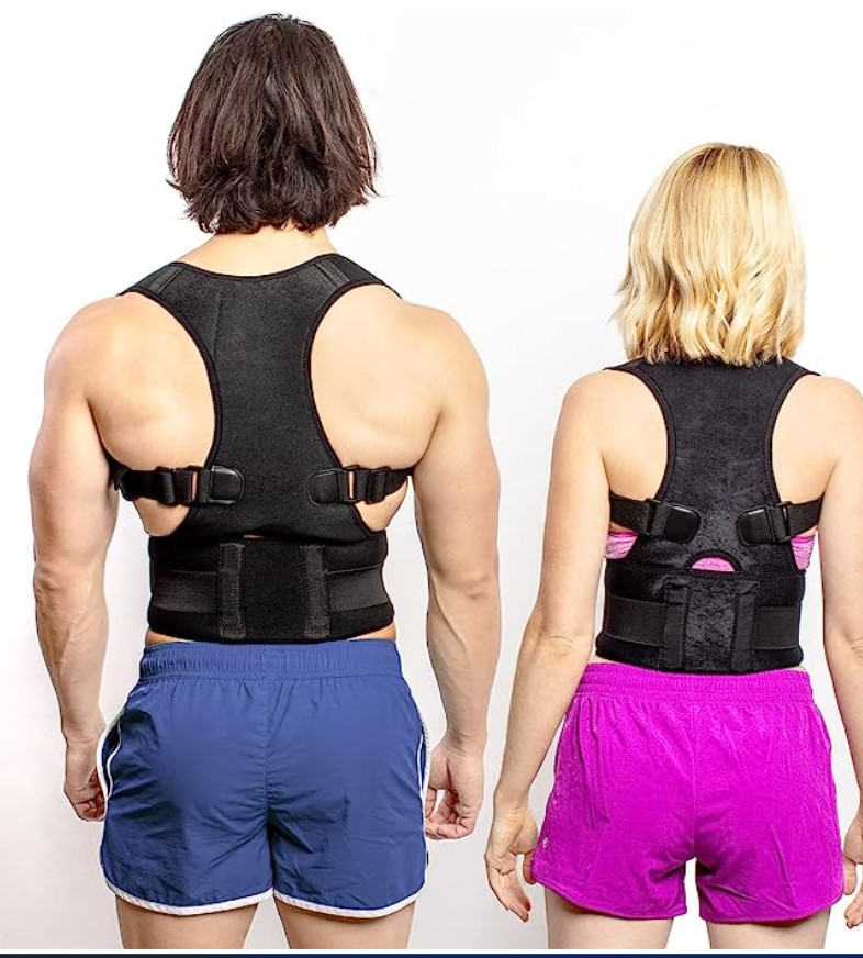 FlexGuard XSPosture Corrector for Women & Men Back Brace for Posture, Adjustable