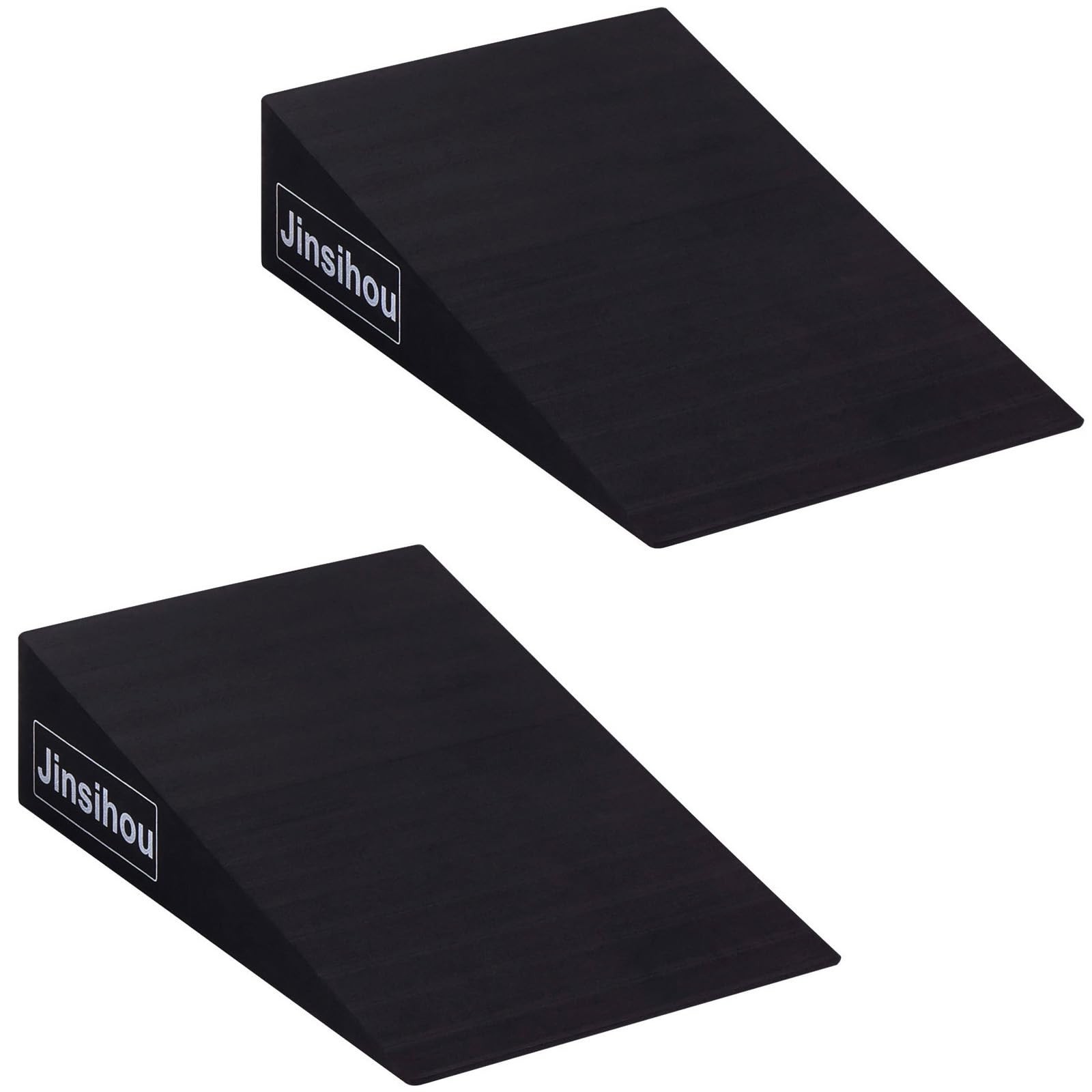 Squat Wedge Block Non Slip Slant Board Calf Stretcher 2pcs Ankle Knee Leg