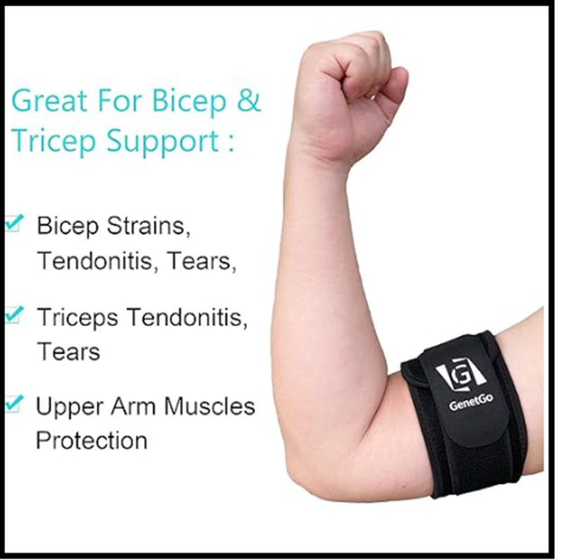 Bicep & Tricep Tendonitis Brace Compression Sleeve – Pain Relief for Bicep and T