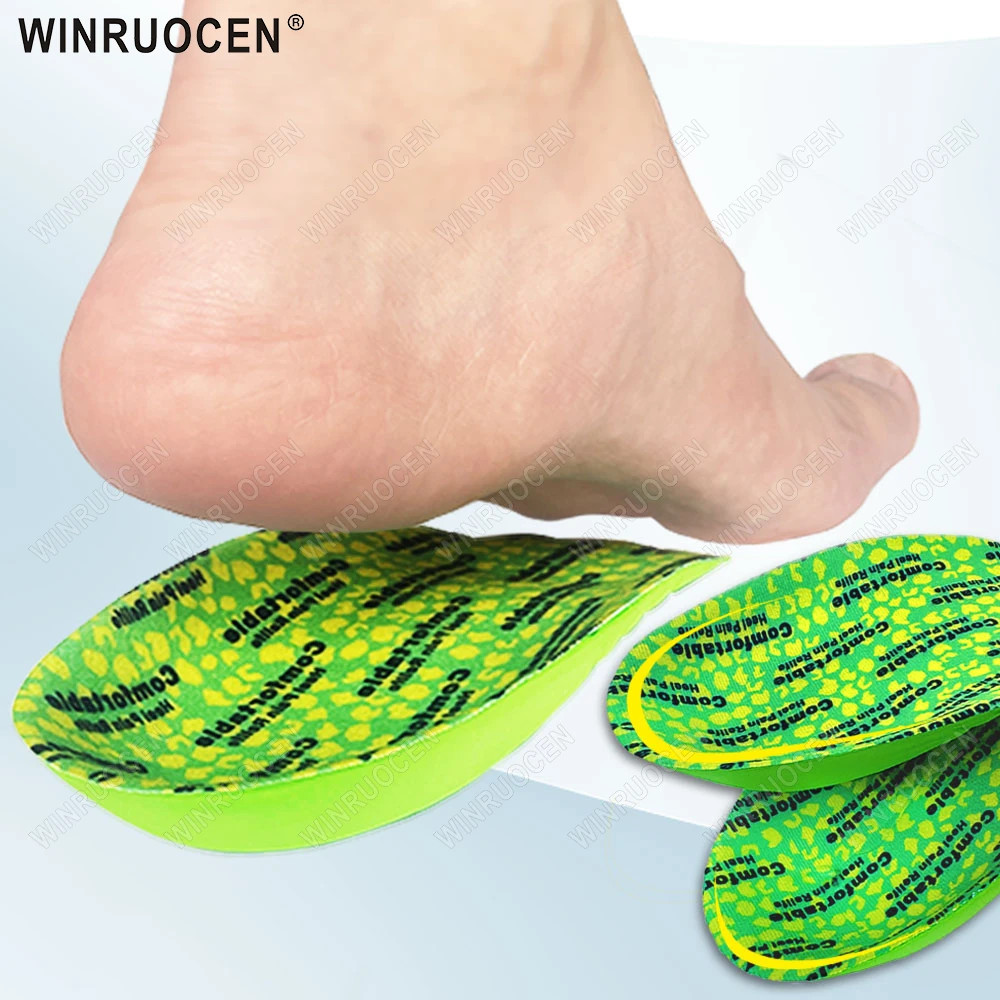 Orthopedic Half Insoles For Fasciitis Plantar Arch Support Heel Spur Pain Relief