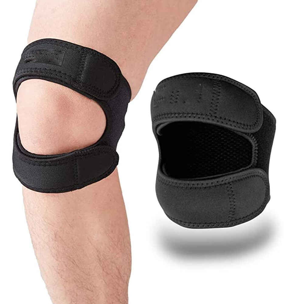Knee Strap Dual Action Open Patella Knee Brace Support Strap Sports Running