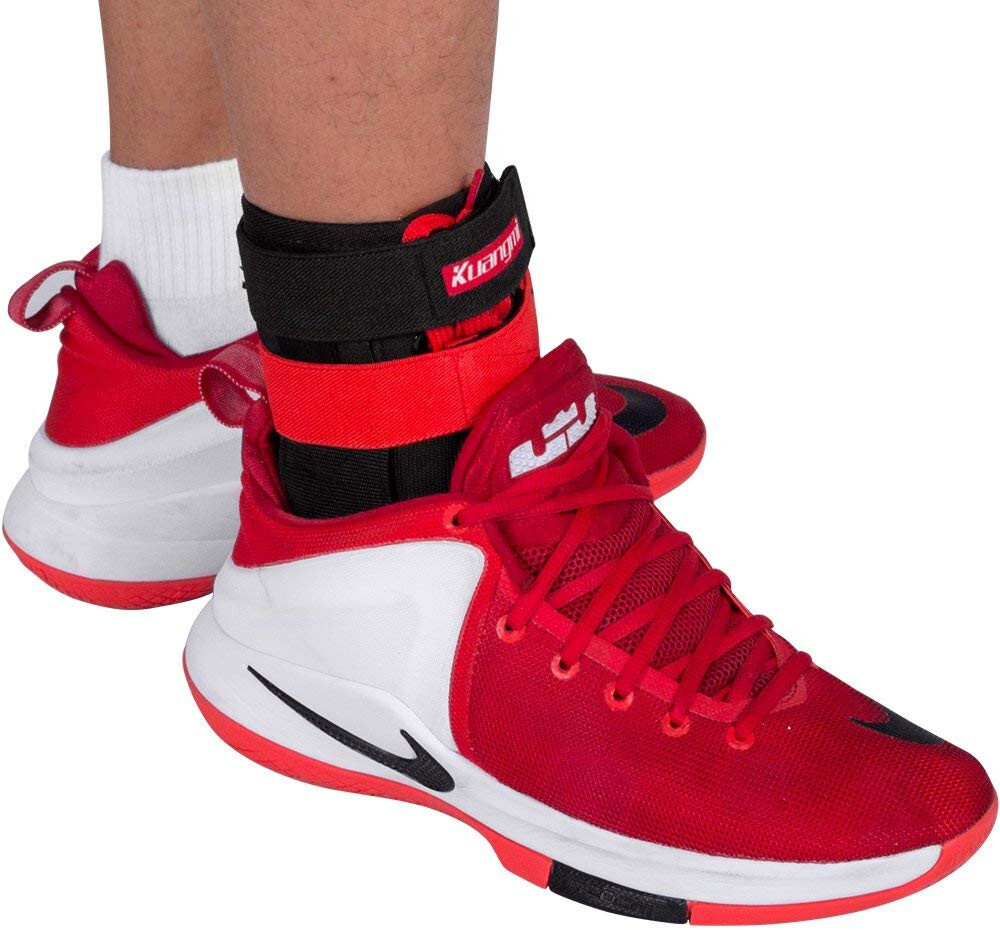 Kuangmi Adjustable Ankle Brace Support Sprain Protect Belt Exercise Ankle Pad