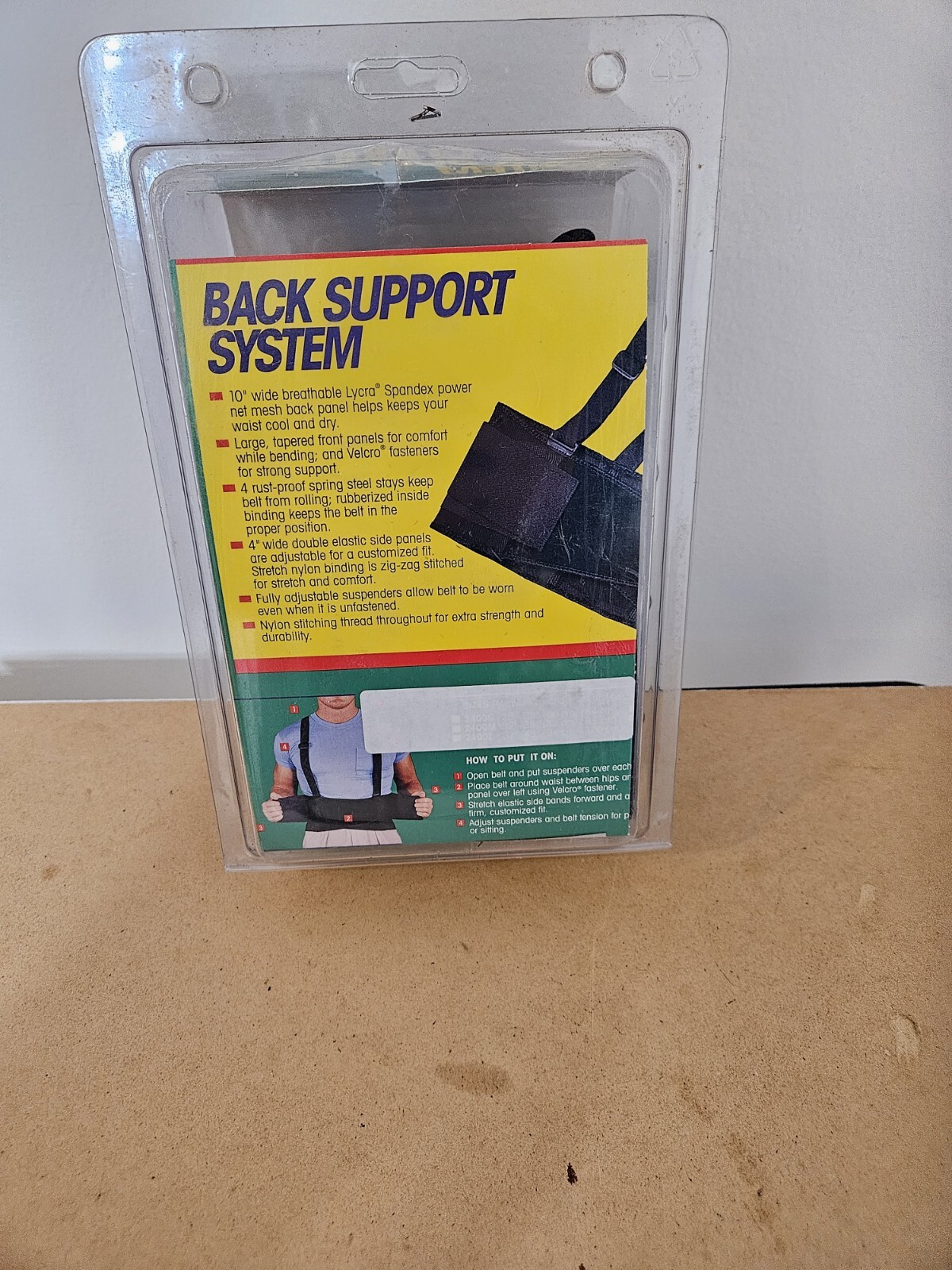 Back Brace Back Support Lifting Work Support Size Medium