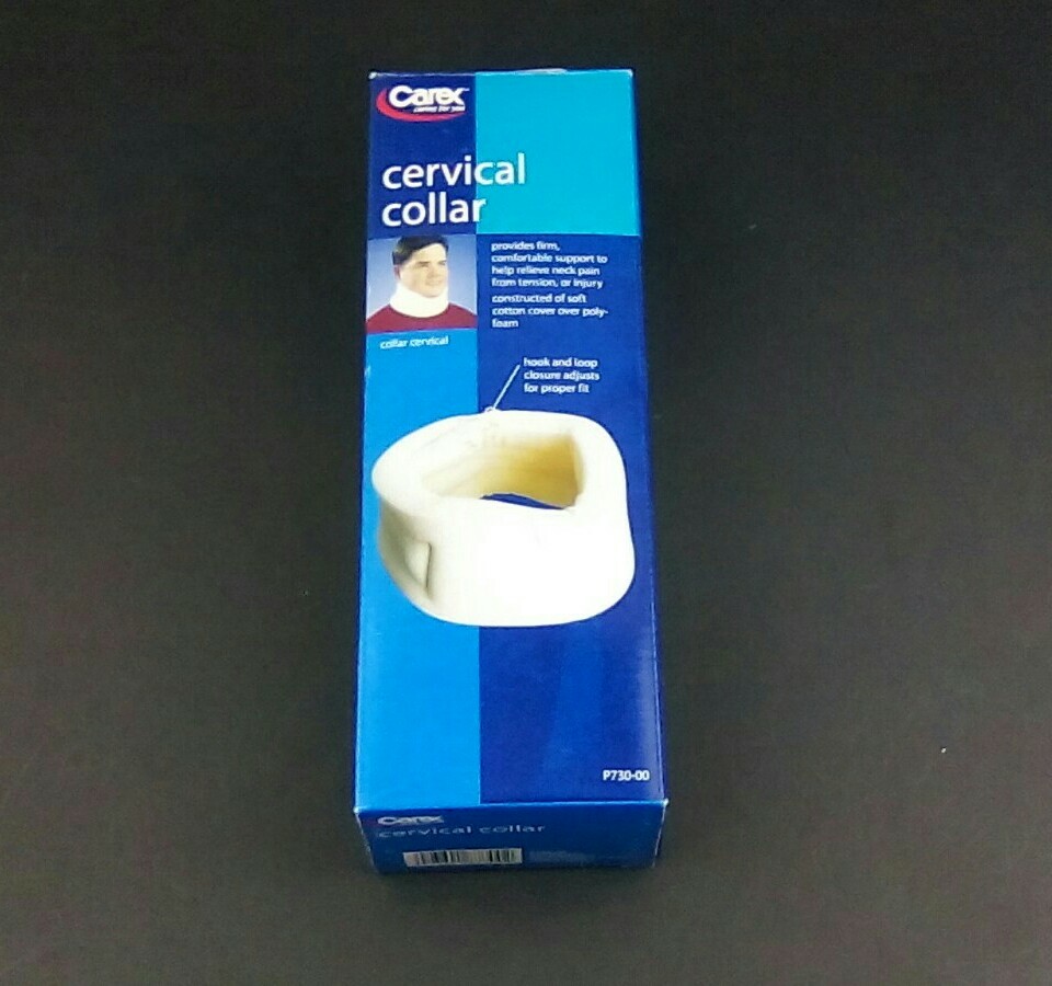 Carex Cervical Collar Neck Sprain Brace Firm Support P730-00