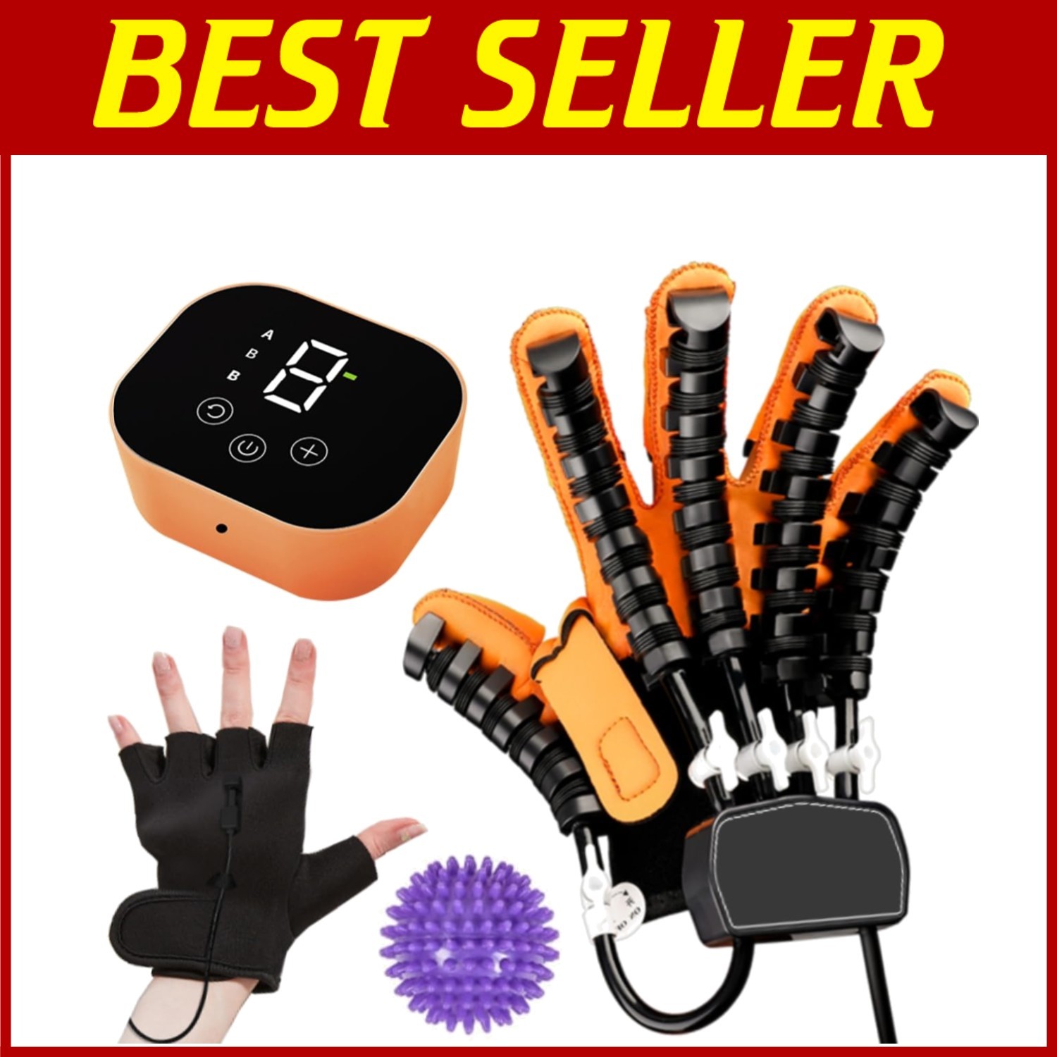 Adjustable Strength Rehabilitation Glove G1N