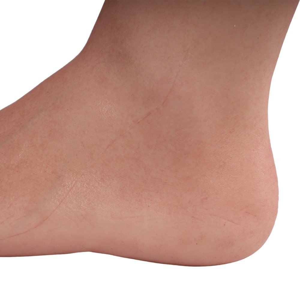 Silicone Prosthetic Leg Cover Foot Sleeve Realistic Lifelike Skin
